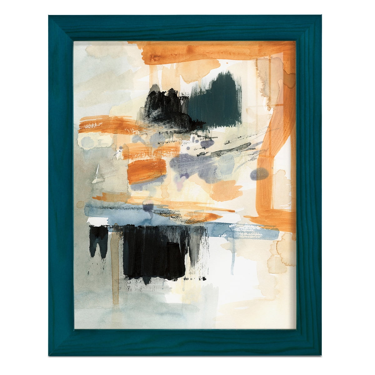 Seria II - Framed Print w/glass - Ocean Blue