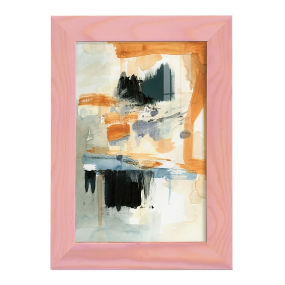 Seria II - Framed Print w/glass - Sunset Pink