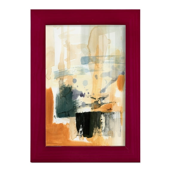 Seria III - Framed Print w/glass - Cherry Red