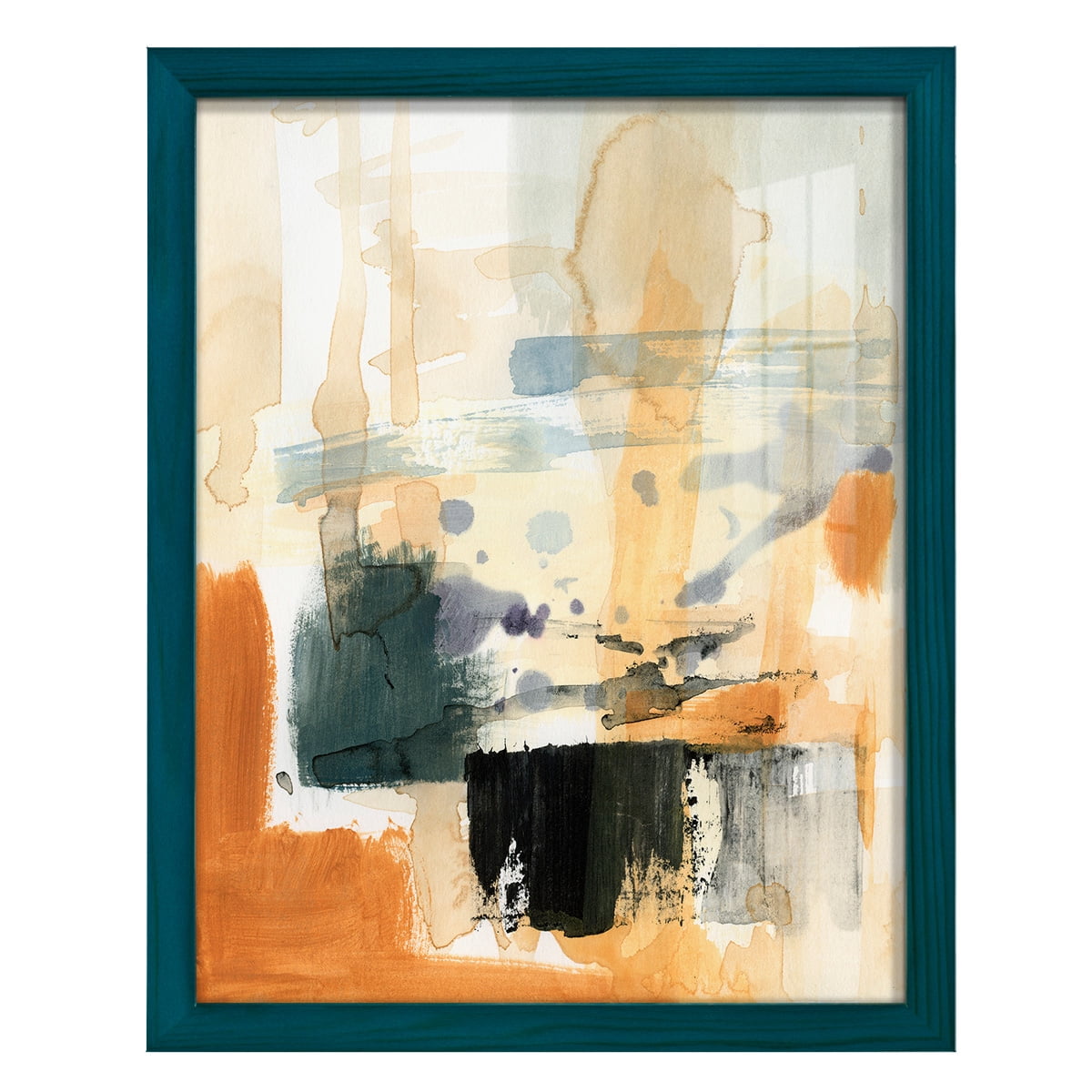 Seria III - Framed Print w/glass - Ocean Blue