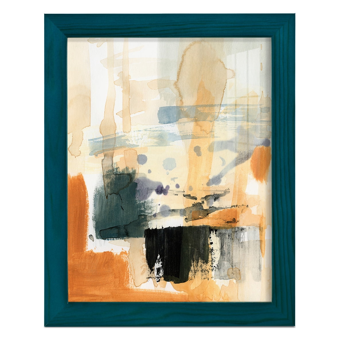Seria III - Framed Print w/glass - Ocean Blue