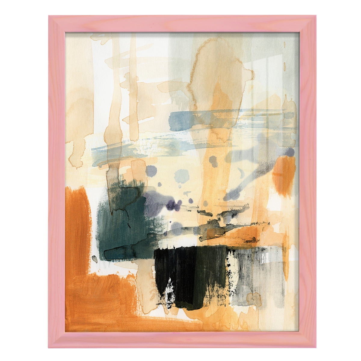 Seria III - Framed Print w/glass - Sunset Pink