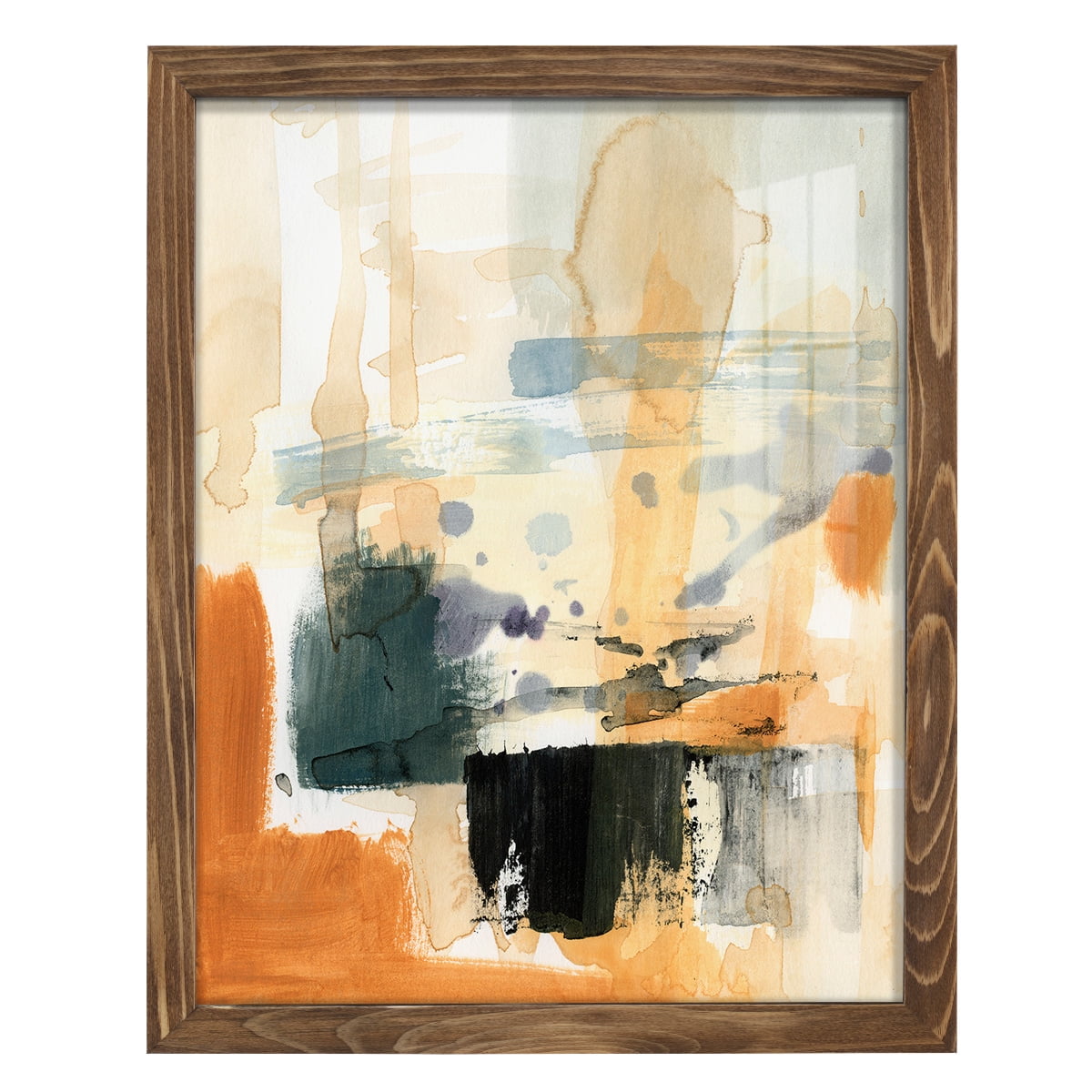 Seria III - Framed Print w/glass - Walnut