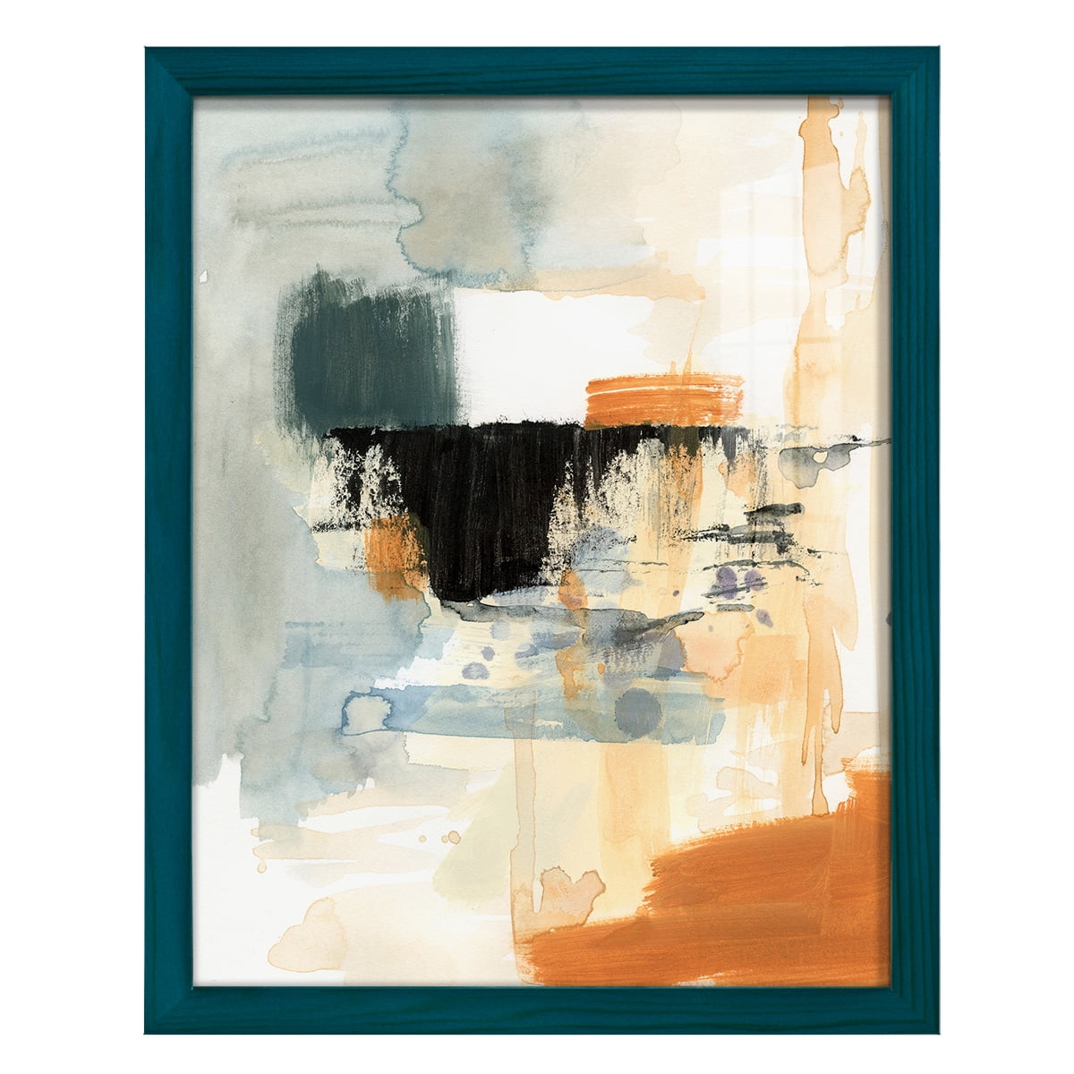 Seria IV - Framed Print w/glass - Ocean Blue