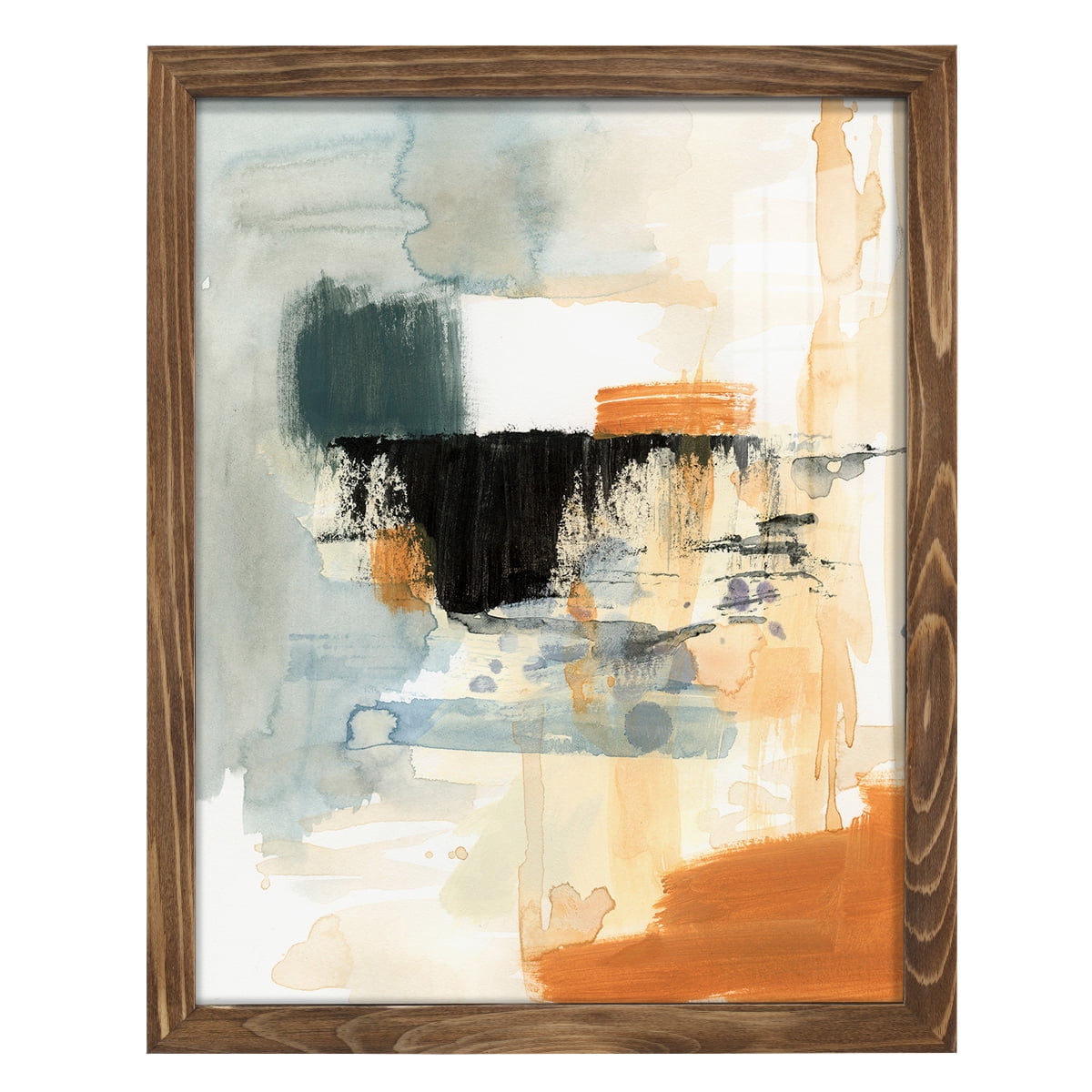 Seria IV - Framed Print w/glass - Walnut