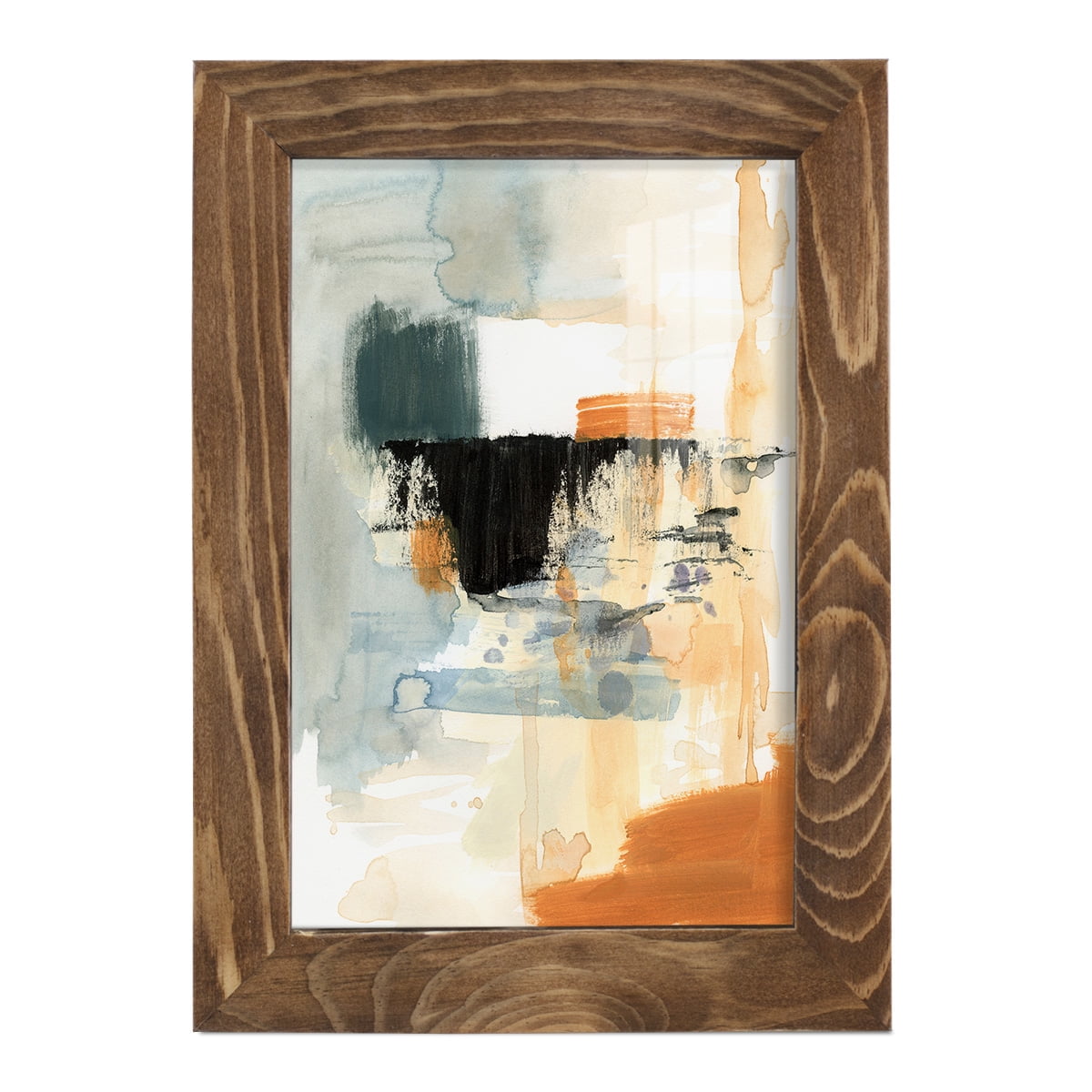 Seria IV - Framed Print w/glass - Walnut