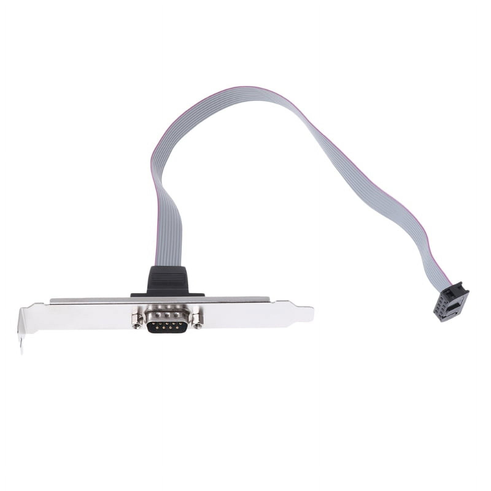 Serial 9 pin DB9 RS232 Motherboard Com Port Ribbon Cable Connector ...
