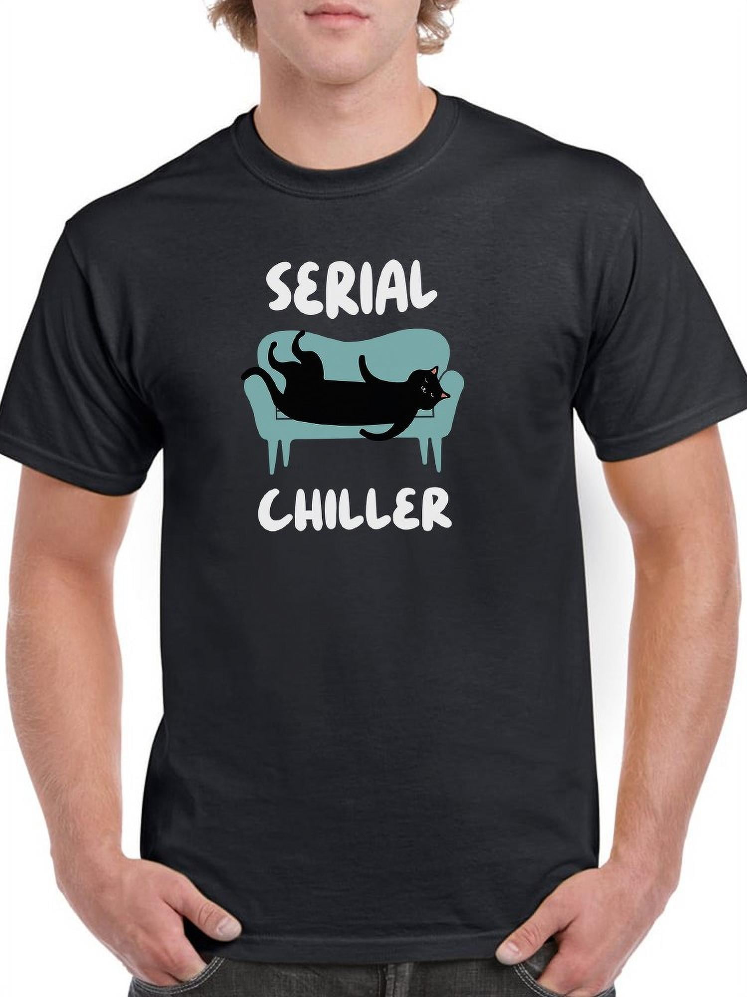Serial Chiller Kitten T-Shirt Men -Smartprints Designs, Male Small ...