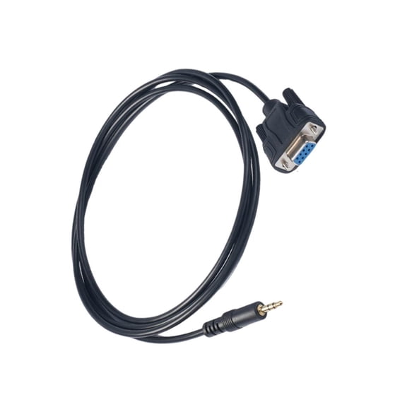 Serial Converters Cable DB9 9Pin Female to 3.5mm Male Plug Cable for RS232 to 1/8Inch Music Application 180cm/5.91ft
