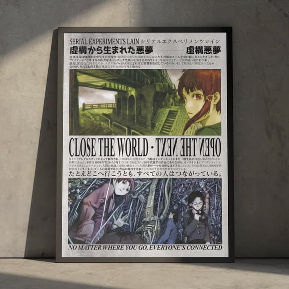 Serial Experiments Lain Anime Manga Poster size 24''x36'' GooGate