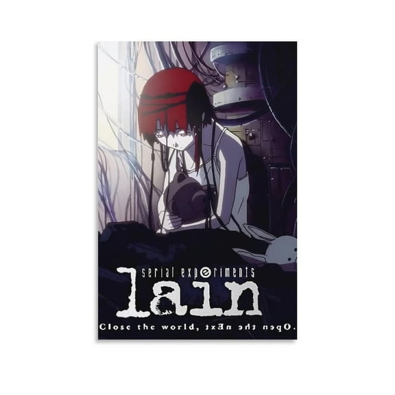 Serial Experiments Lain Cartoon Anime Poster Gifts Canvas Painting Poster Wall Art Decorative Picture Prints Modern Decor