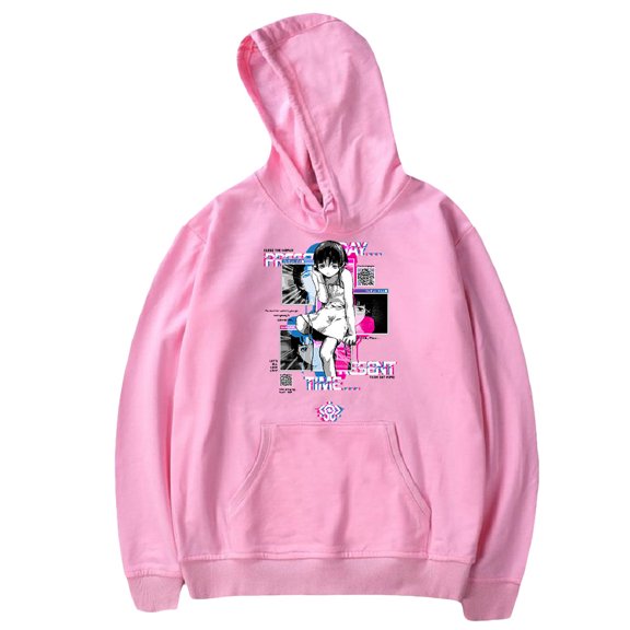 Serial Experiments Lain Hooded Long Sleeve Sweatshirt Men Women Streetwear Casual Fashion Hoodies Clothes
