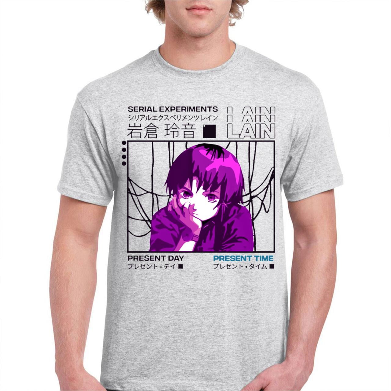 Serial Experiments Lain Japanese Shirt Adult Unisex Men Retro Tee Serial experiments lain japanese shirt adult unisex men retro tee