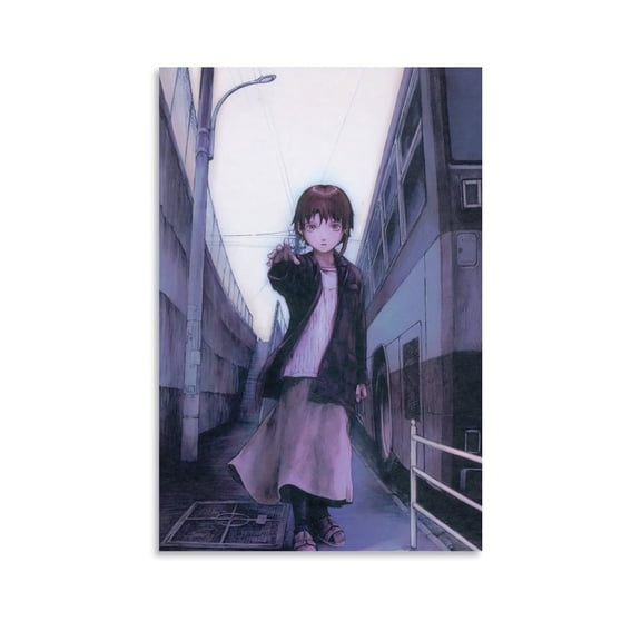 Serial Experiments Lain Lain Iwakura Poster Art Poster Canvas Painting Decor Wall Print Photo Gifts Home Modern Decorative Posters 24x36inch(60x90cm)