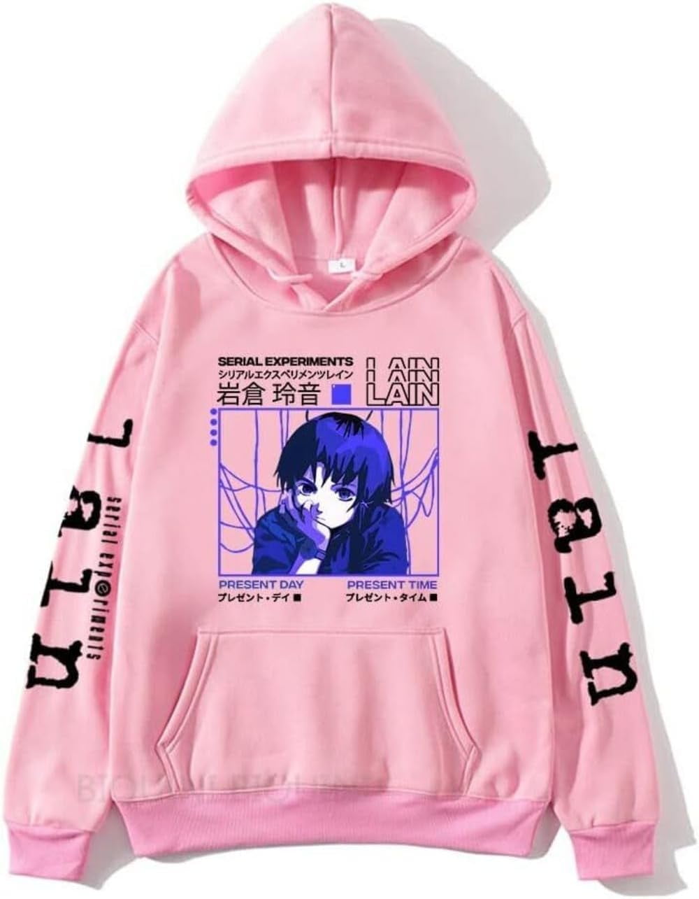 Serial Experiments Lain Hoodie SWEATSHIRT Unisex Casual Long