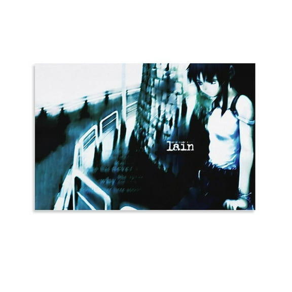 Serial Experiments Lain Poster Anime Lain Pictures Art Print Posters & Prints (10) Wall Art Poster Gifts Bedroom Prints Home Decor Hanging Picture Canvas Painting Posters 24x36inch(60x90cm)