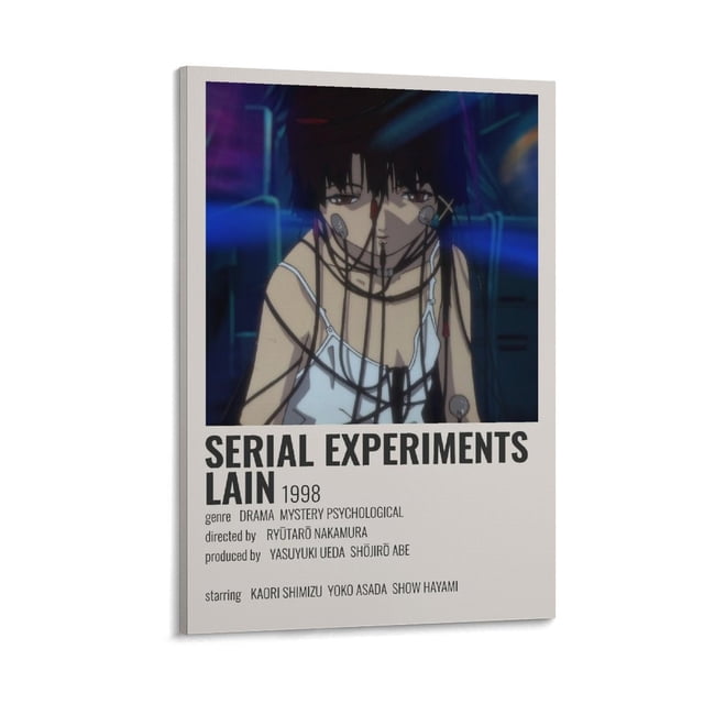 Serial Car Serial Experiments Lain Poster Anime Lain Pictures Art Print Posters ...