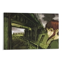 Serial Experiments Lain Poster Anime Lain Pictures Art Print Posters & Prints (4) Wall Art Poster Gifts Bedroom Prints Home Decor Hanging Picture Canvas Painting Posters 24x36inch(60x90cm)