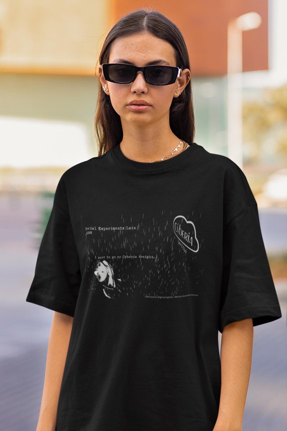 Serial Experiments Lain Shirt: Cyberia Club Anime Tee