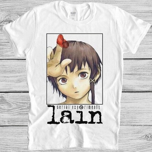Serial Experiments Lain T Shirt Anime Science Fiction Vintage Cool Gift Tee M236