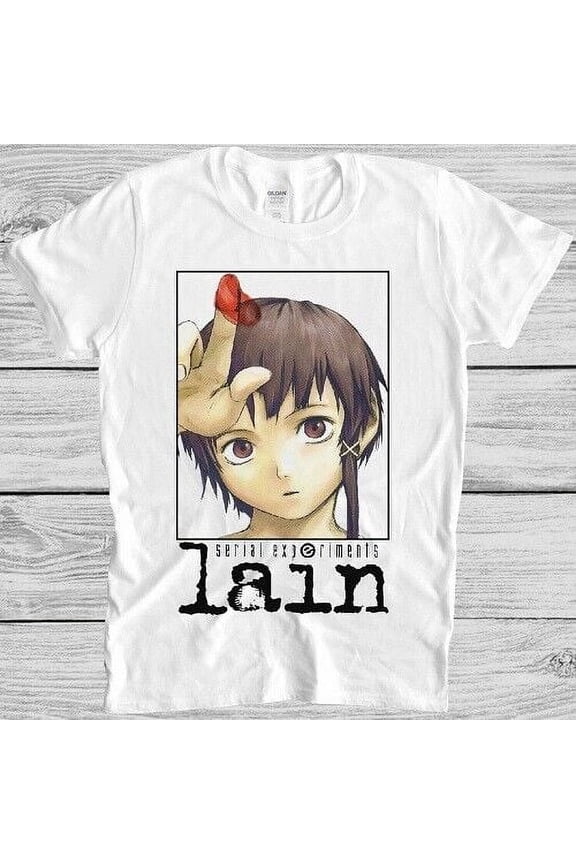 Serial Experiments Lain T Shirt Anime Science Fiction Vintage Cool Gift Tee M236