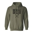 thumbnail image 1 of Serial Griller Adult Hooded Sweatshirt, 1 of 3