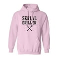 thumbnail image 1 of Serial Griller Adult Hooded Sweatshirt, 1 of 3