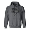 thumbnail image 1 of Serial Griller Adult Hooded Sweatshirt, 1 of 3