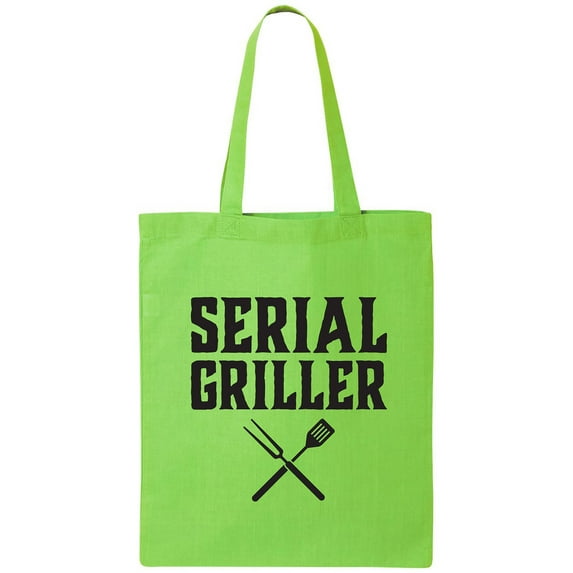 Serial Griller Cotton Canvas Tote Bag