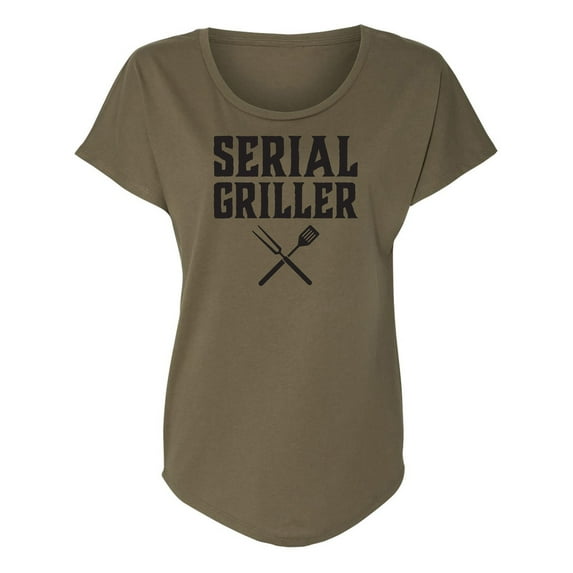 Serial Griller Womens Dolman Tee