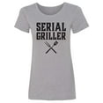 thumbnail image 1 of Serial Griller Womens crewneck tee, 1 of 2