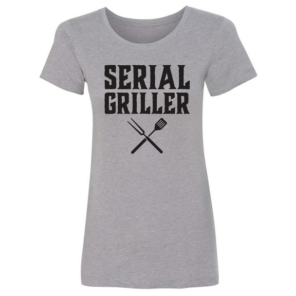 Serial Griller Womens crewneck tee
