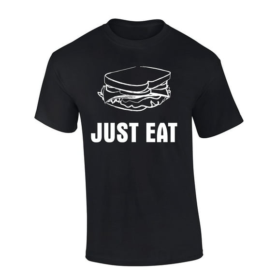 Serial Killer Just Eat Jeffrey Sandwich Funny Mens Short Sleeve T-shirt Graphic Tee-Black-6xl
