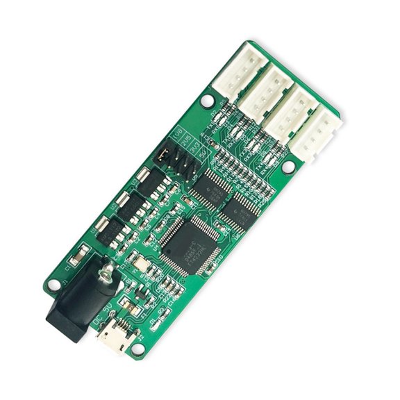 Serial Port Module UART USB to 4 Way TTL FT4232 Chip DC 5V Converter Board for Equipment