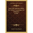 thumbnail image 1 of Serie Dell' Edizioni Aldine Per Ordine Cronologico Ed Alfabetico (1790) (Paperback), 1 of 1