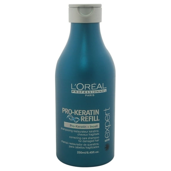 Serie Expert Pro-Keratin Refill Correcting Care Shampoo by L'Oreal Professional for Unisex - 8.45 oz Shampoo