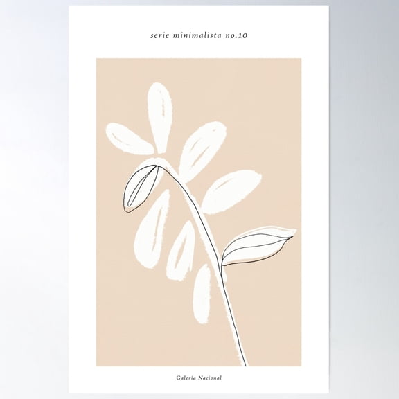 Serie Minimalista No.10 Poster Wall Art, Modern Wall Decor For Living Room Bedroom, 12x18 UNFRAMED