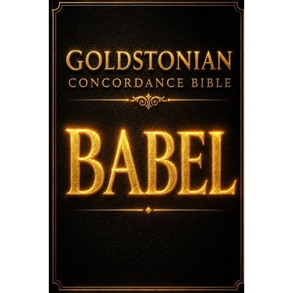 Series 0 - Foundations The Goldstonian Concordance Bible - Series 0: BABEL: The Fifth Gospel, the True Ark, and the Civilization Layer Around A, Book 5, (Paperback)