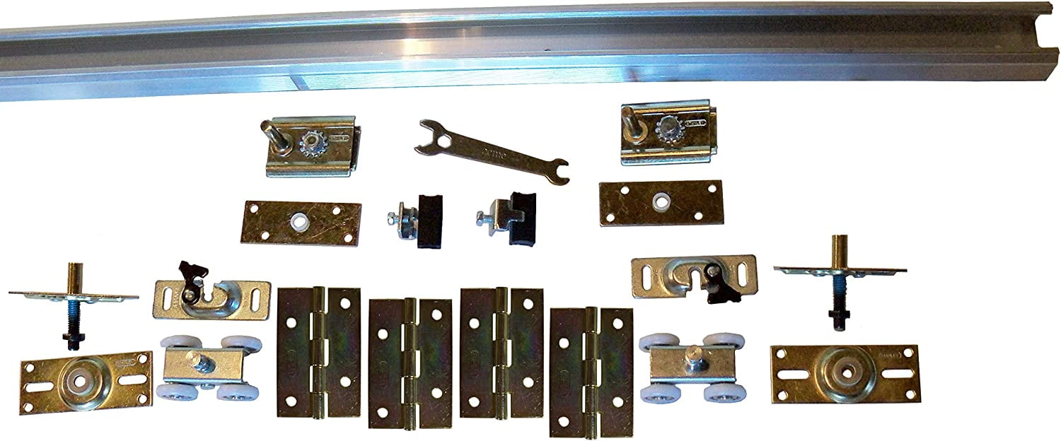 Series 1 Heavy Duty Bifold Track and Hardware Kit (60 inch 4Door