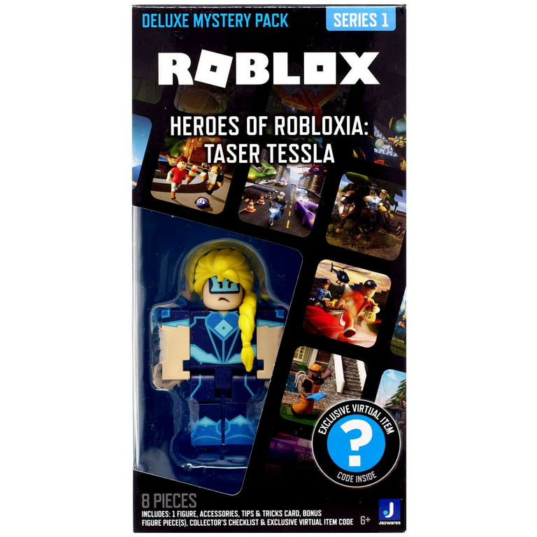 ROBLOX Deluxe Mystery Pack Heroes of Robloxia Taser TESSLA for sale online