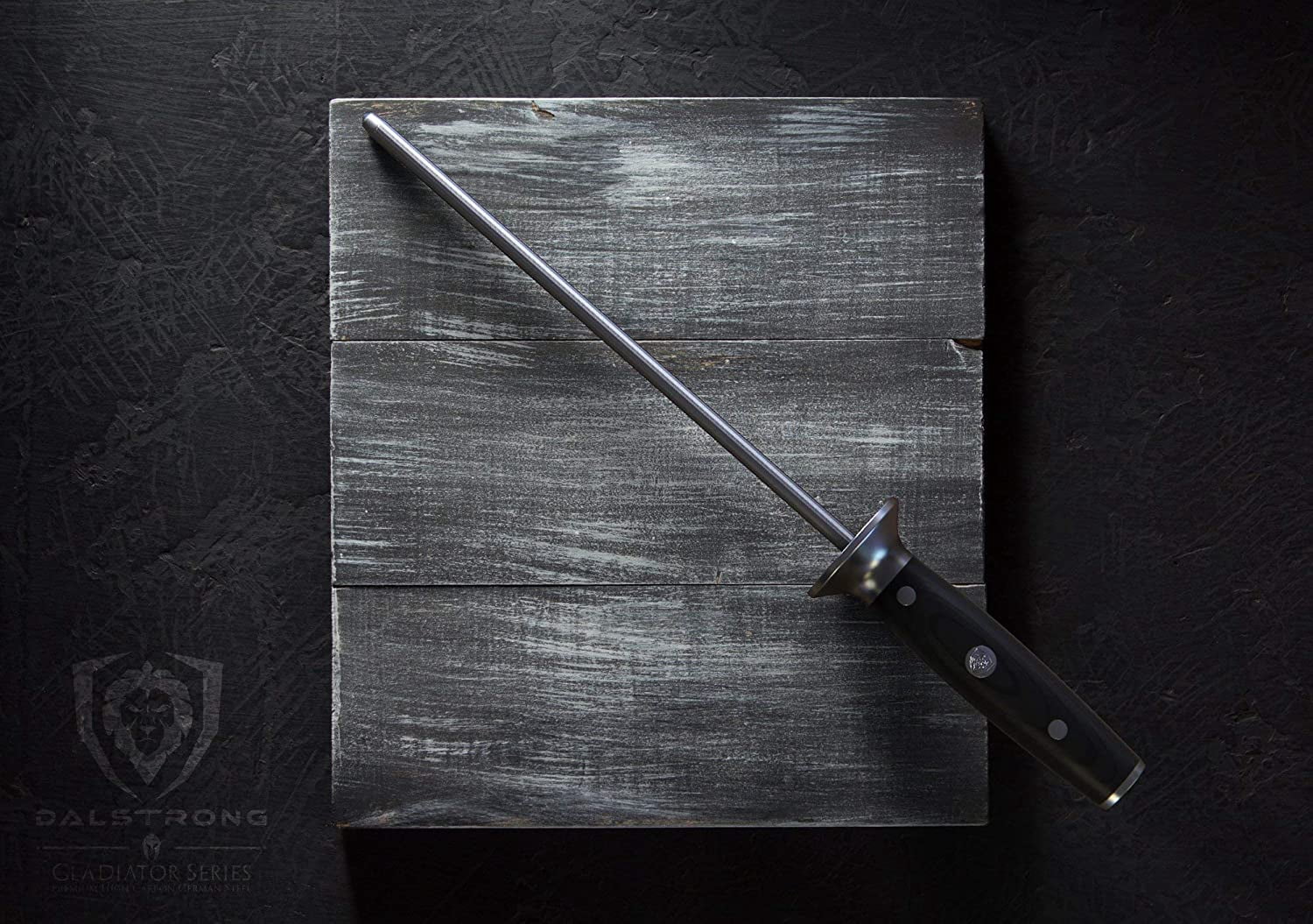 Series 10 Inch Honing Rod - High Carbon Steel Knife Sharpener with G10 Handle