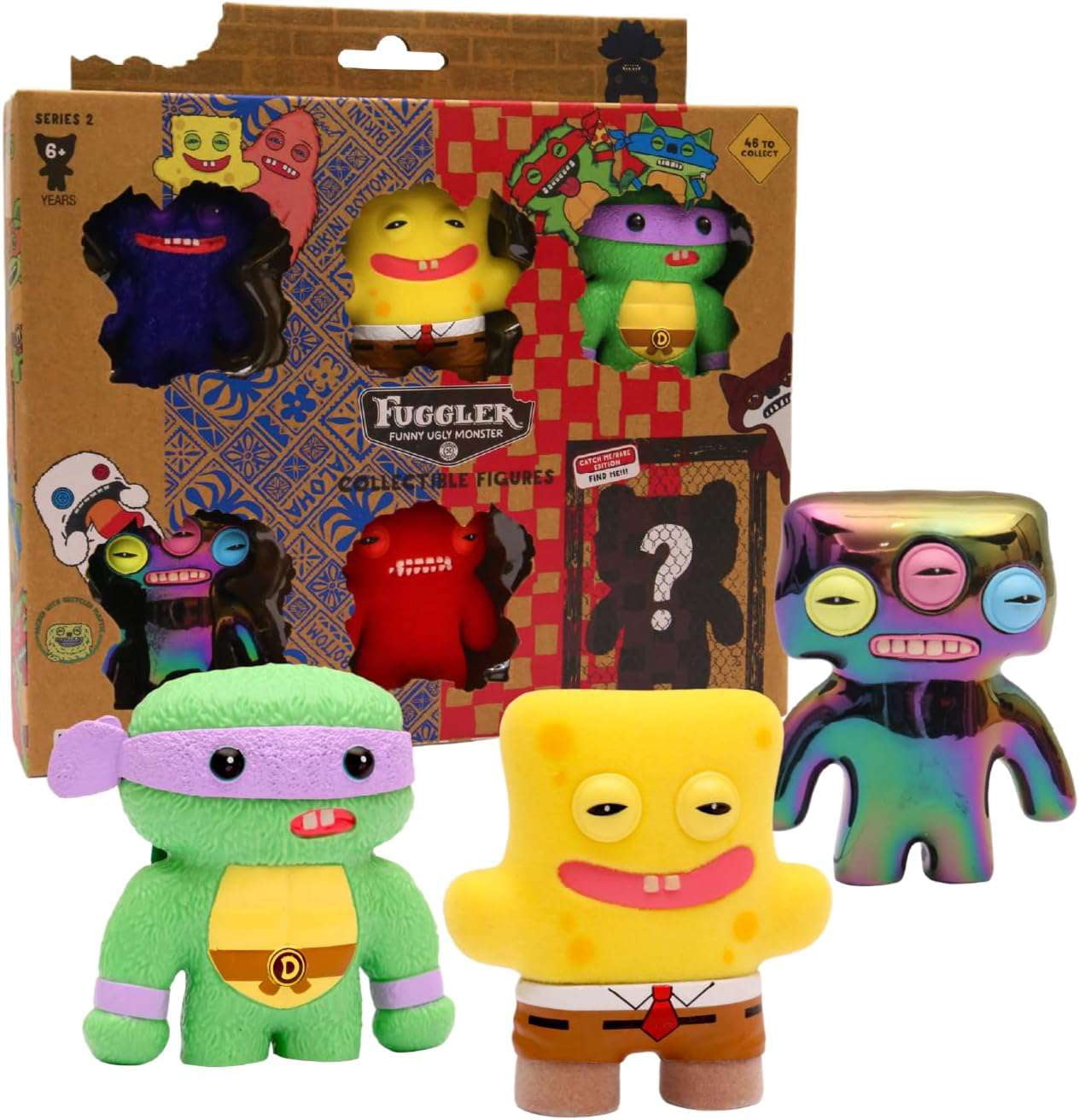 Series 2 Fuggler Mini Figure 6-Pack [Assortment D] - Walmart.com