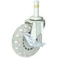 Series 3" Diameter Vipor Wheel Swivel Caster with Side Brake, 7/16
