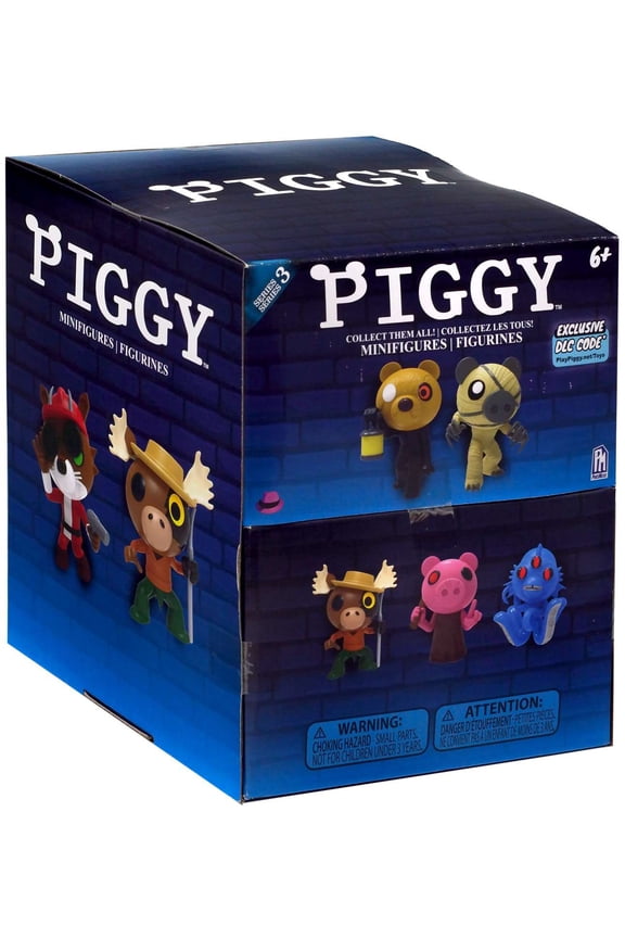Series 3 Piggy Mini Figures Mystery Box Action Figures, 24 Packs