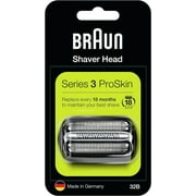 Series 3 Replacement Shaver Head - 32B Foil & Cutter Cassette Cartridge Compatible with 320, 330, 340, 350CC Braun Razors, Durable Design, Easy Install, 1 Pack
