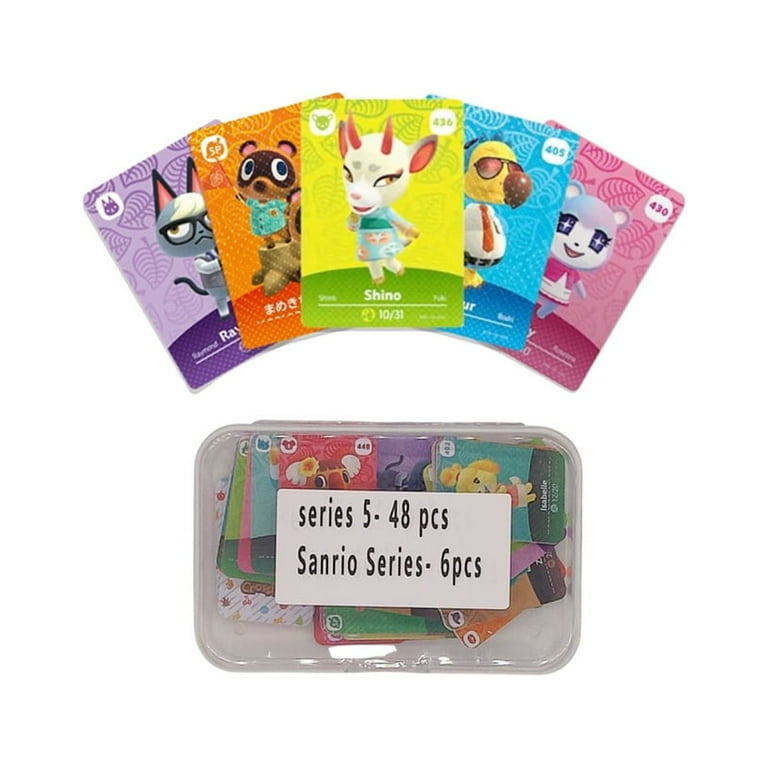 Series 5 Animal Crossing Amiibo Cards. 54 Pcs New Horizons Villagers Cards Fits Switch Games Animal Crossing New Horizons