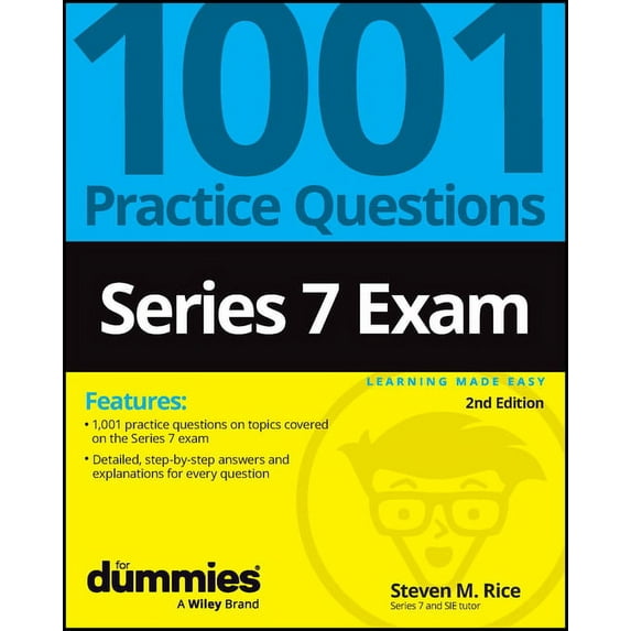 Series 7 Exam: 1001 Practice Questions for Dummies, (Paperback)