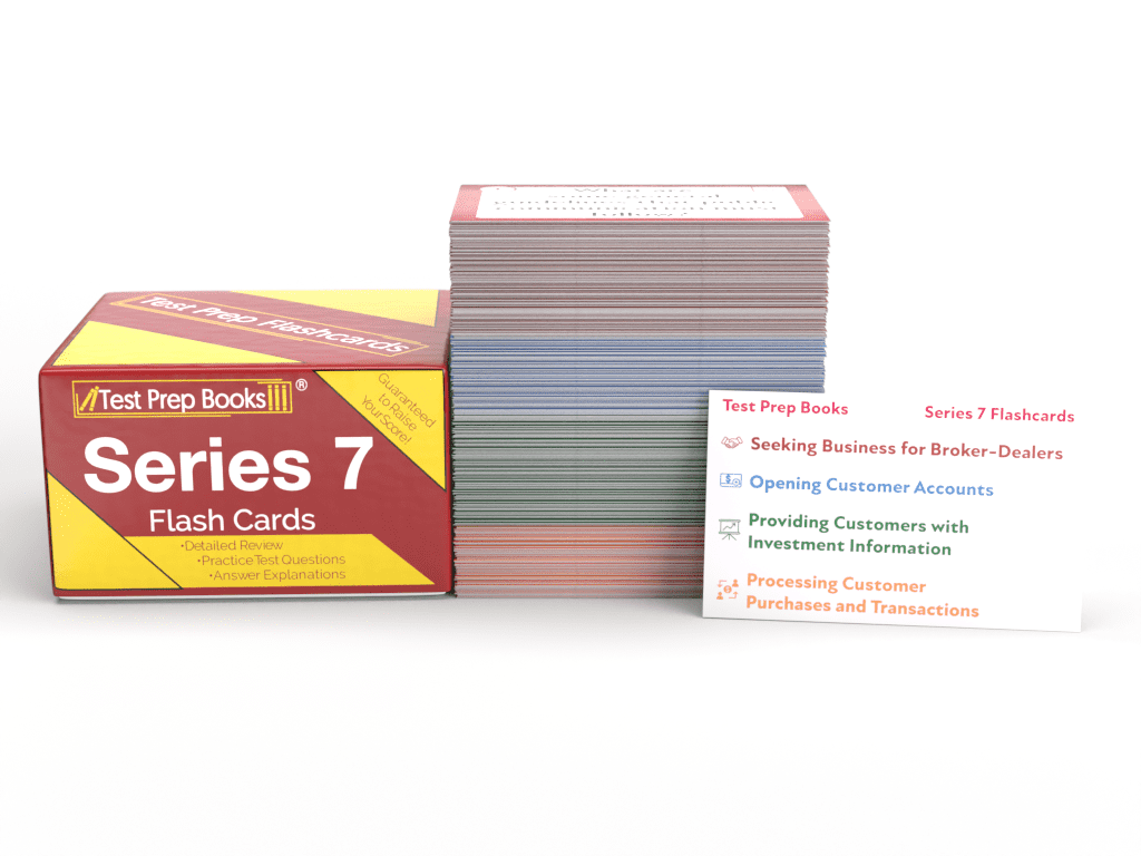 Test Prep Books' Series 7 Exam Flashcards: Practice Questions