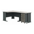 thumbnail image 1 of Series A 48W Corner Desk with 36W Return & Mobile File in White -Engineered Wood, 1 of 9