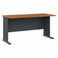 thumbnail image 1 of Series A 60W Office Desk in Natural Cherry and Slate - Engineered Wood, 1 of 6
